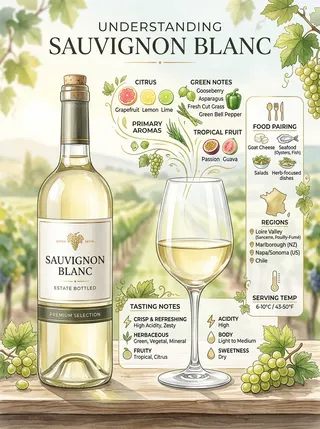 阿爾巴利諾 (Albariño) — 葡萄品種，視覺插圖