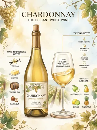 Chardonnay — Rebsorte, Illustration